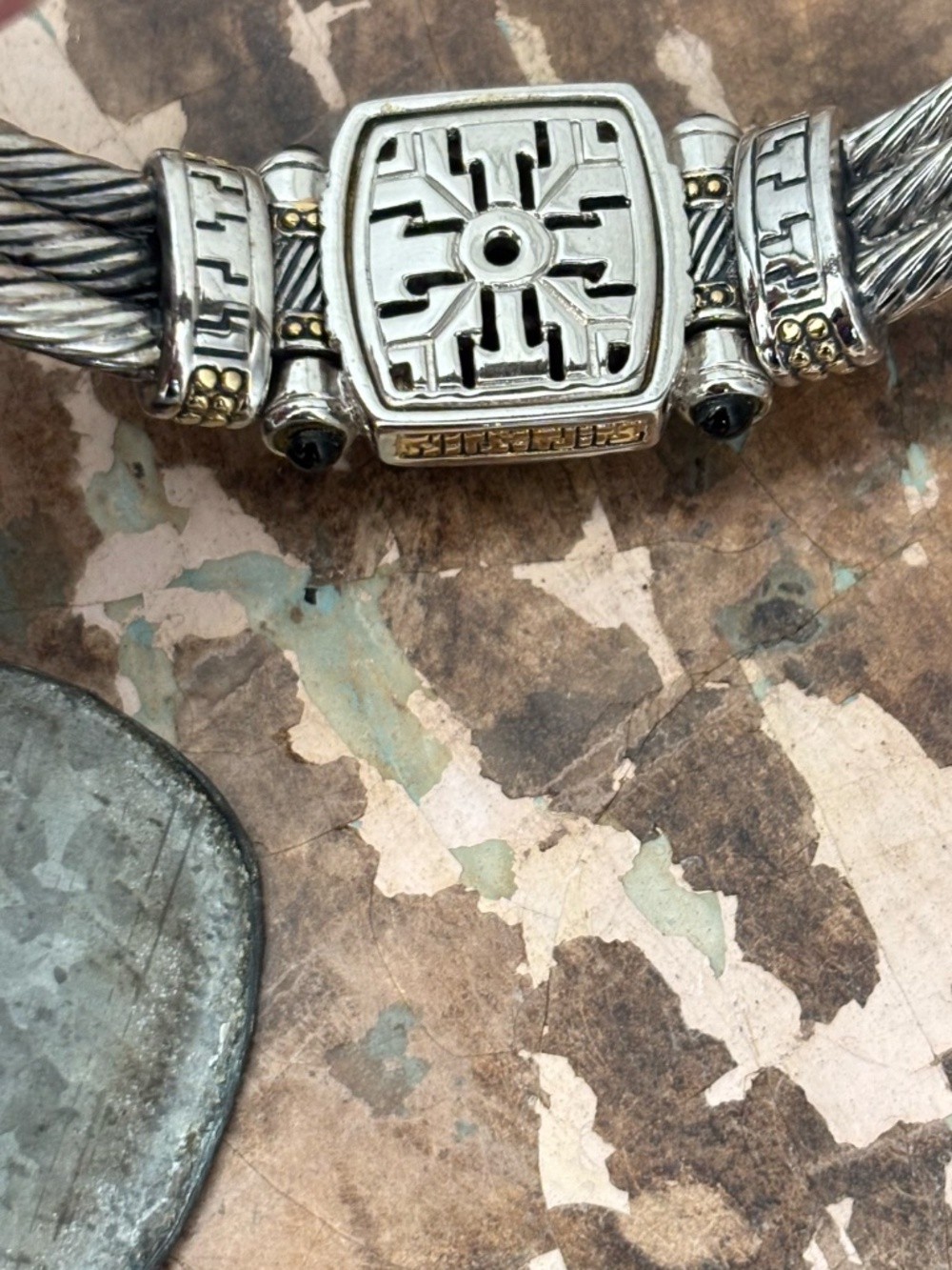 Cable Cuff Bracelet Silver - Picture 5 of 7